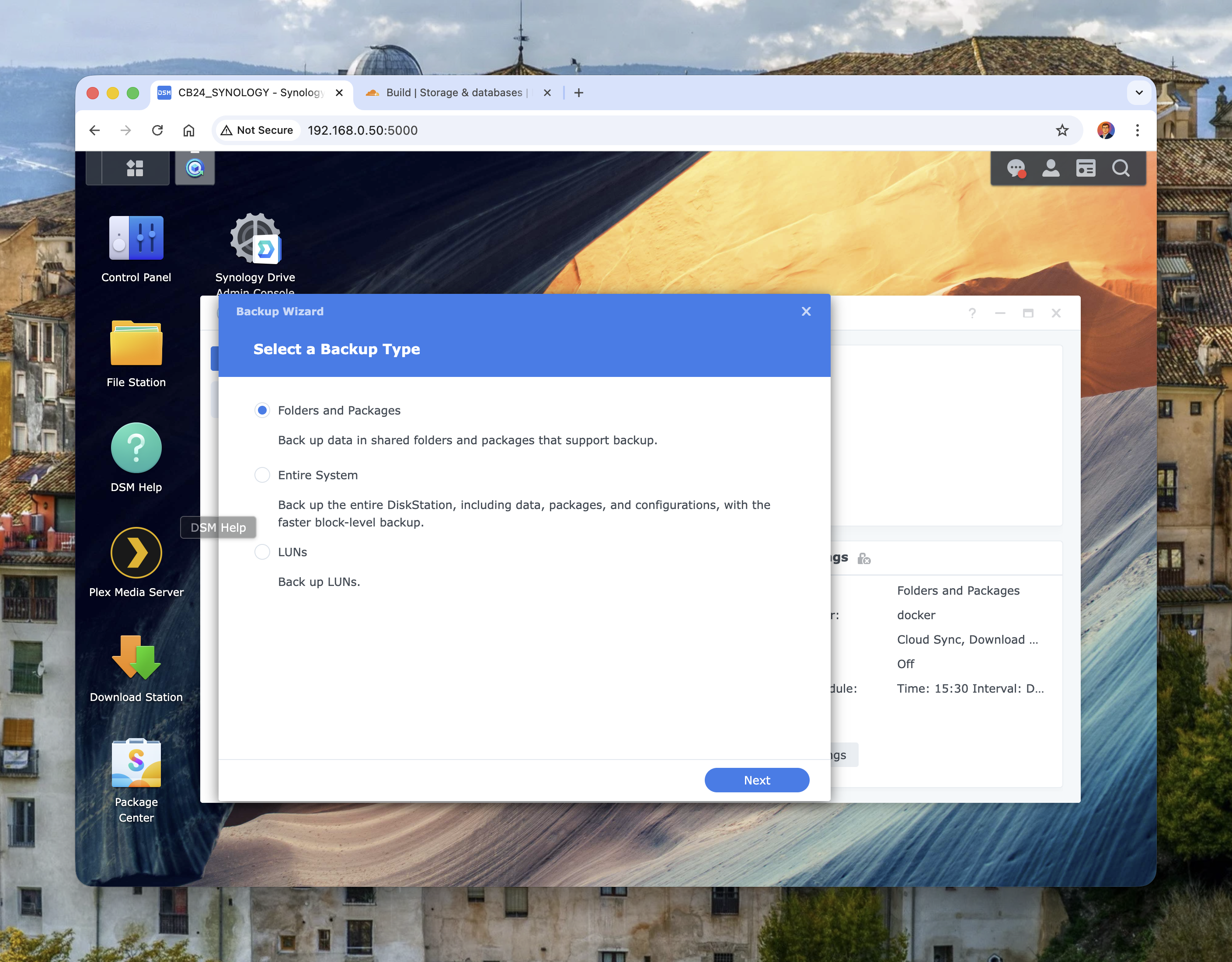 Hyper Backup rotation policy